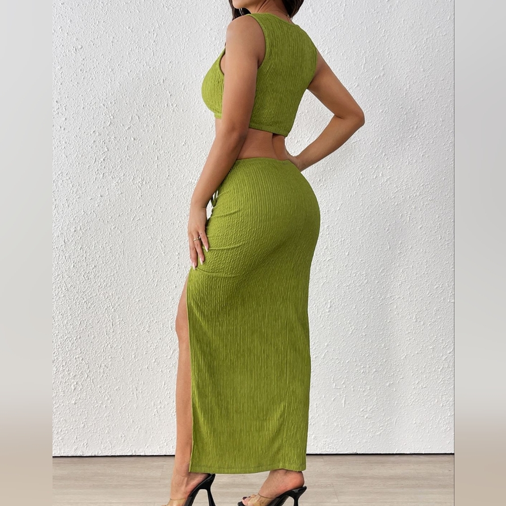 Electric Lime Skirt Set - Picture 10 of 15